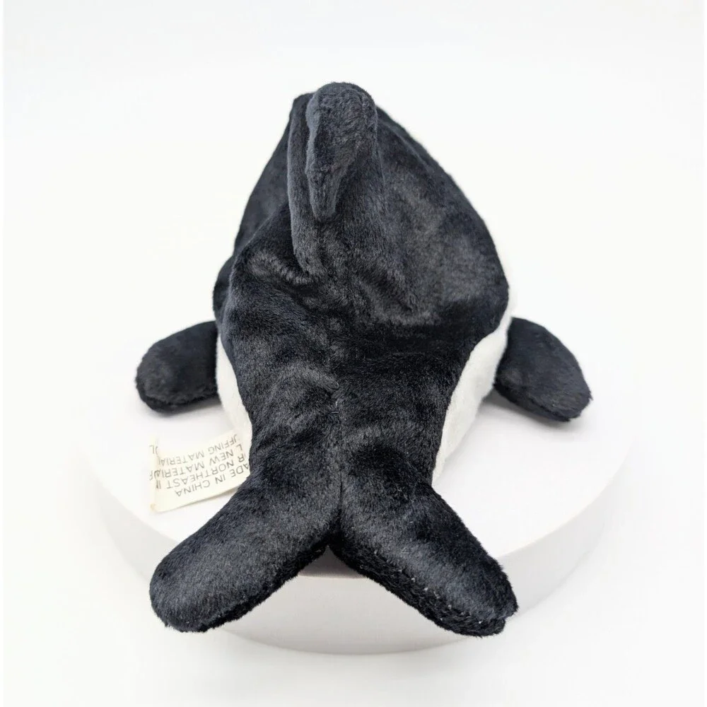 Northeast Imports Plush Orca Killer Whale Bean Bag Stuffed Animal Toy 8
